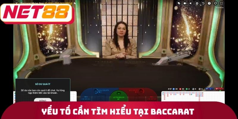 Yếu tố cần tìm hiểu tại Baccarat
